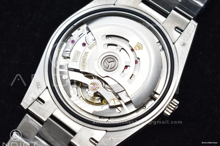 Dial Steel on SS Bracelet V President Arabic GMF 904L Markers A3255 Iced DayDate 40 Blue Cozy 710 0712